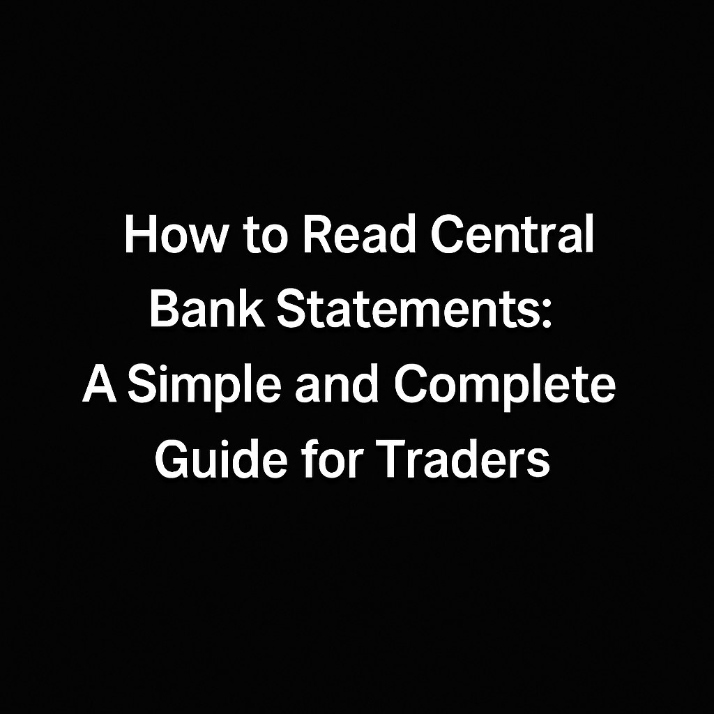 How to Read Central Bank Statements: A Simple and Complete Guide for Traders